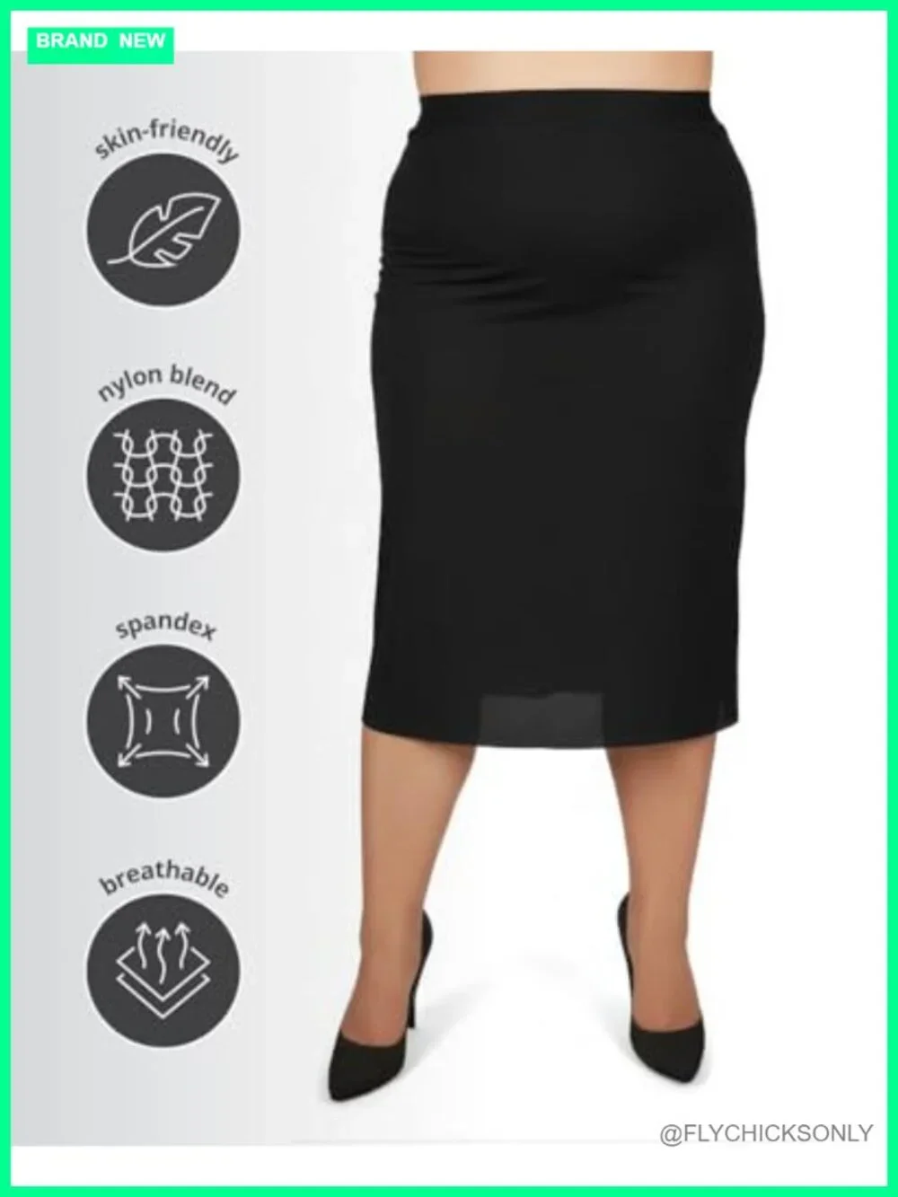 Plus Size Curvy Control Top Sheer Pantyhose Tummy Control Nylon